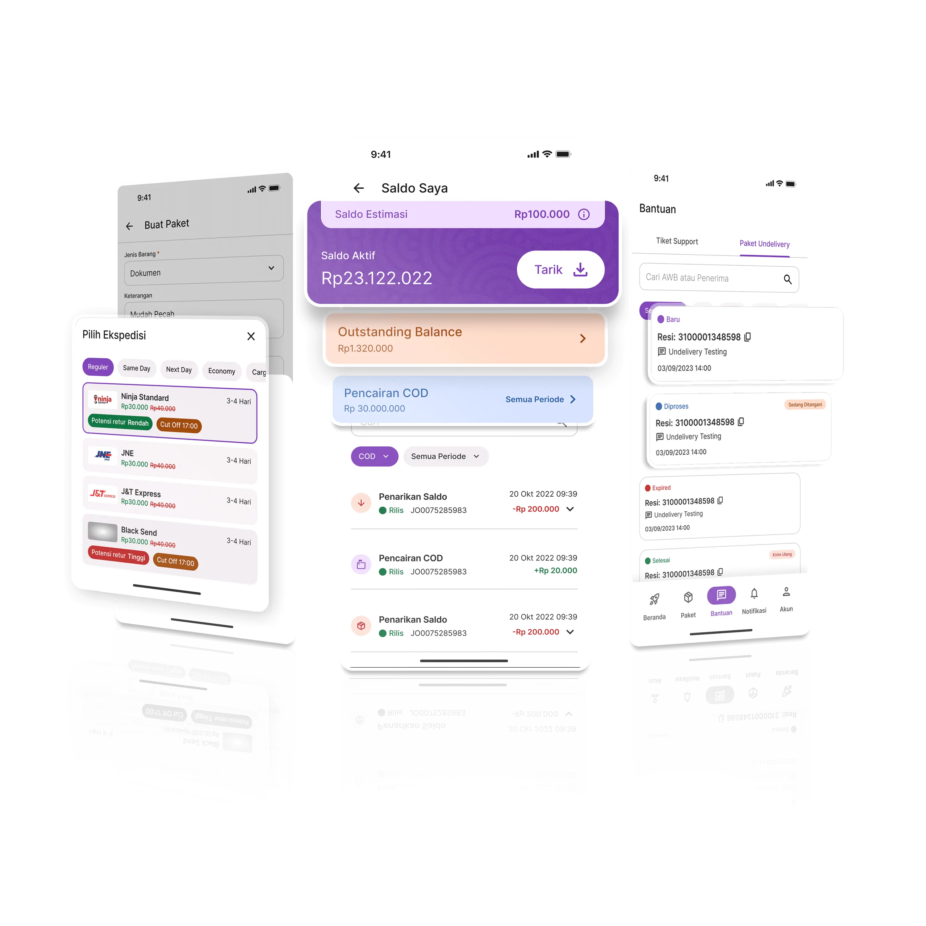 Aplikasi Kirim Paket